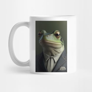 Frog In A Suit Mug